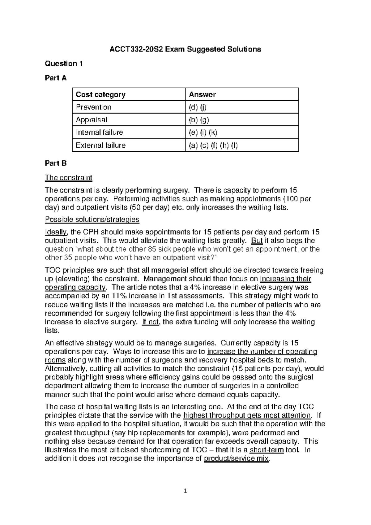 ACCT332-20S2 Exam Solutions - ACCT332-20S2 Exam Suggested Solutions ...