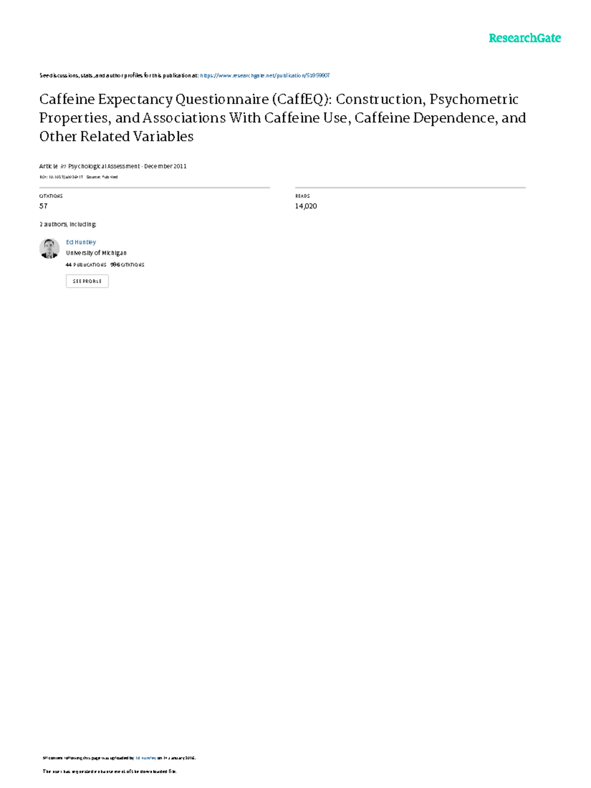 Huntley 2012 Caff EQ - sandkjasndkask - See discussions, stats, and ...