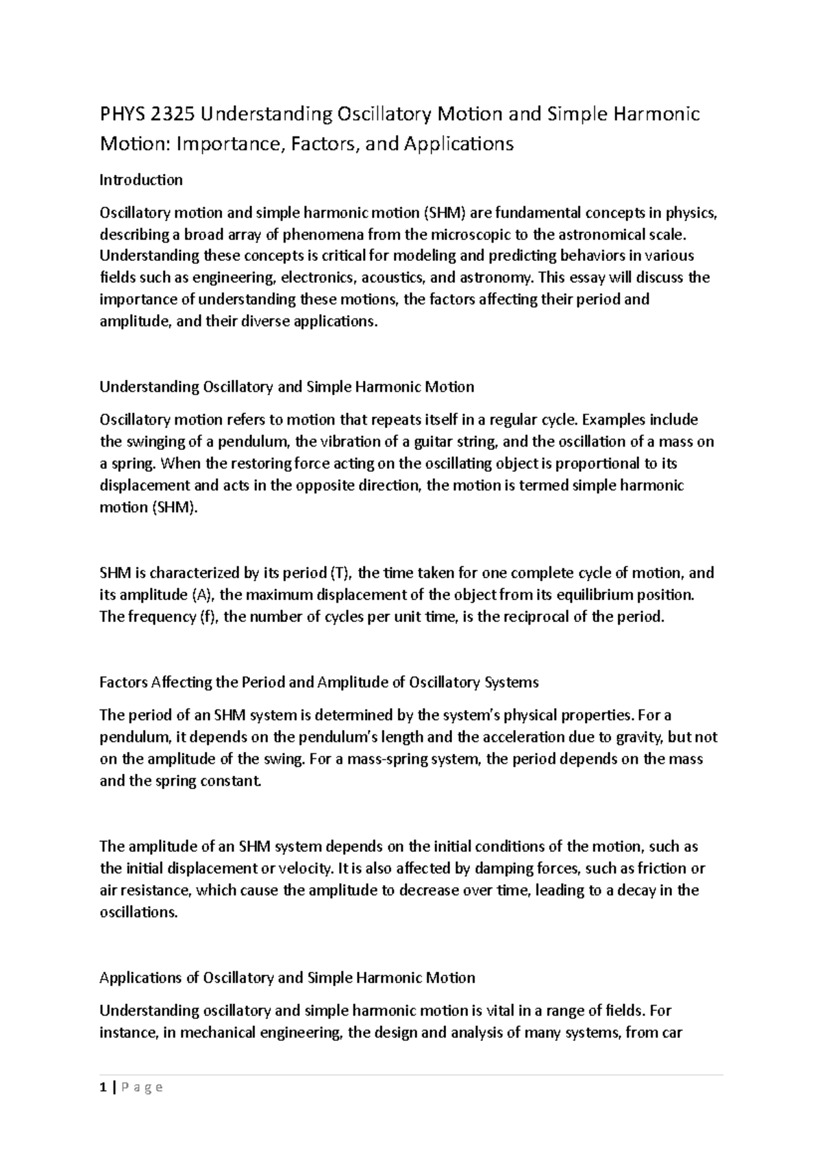 phys-2325-understanding-oscillatory-motion-and-simple-harmonic-motion