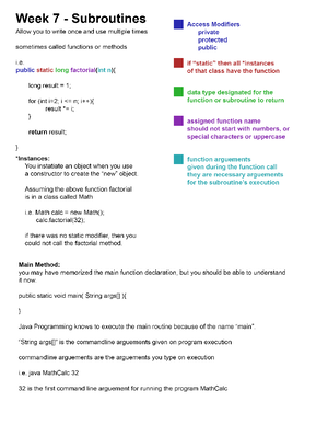 Week6 - Lecture notes 6 - Week 6 - Data and Operations For Loops ...