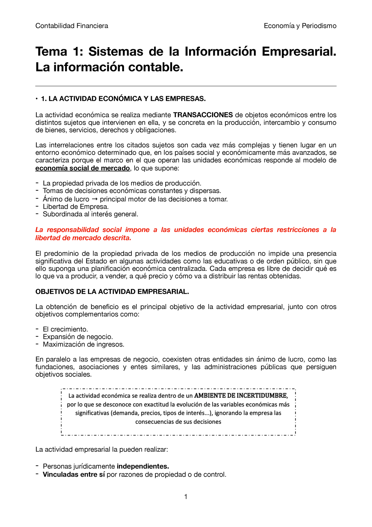 Tema 1 Contabilidad Urjc Tema 1 Sistemas De La Información Empresarial La Información 7143