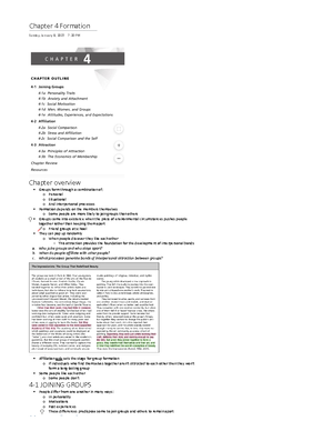 Group Dynamics and Process chapter 7 - Chapter 7 Influence Monday ...