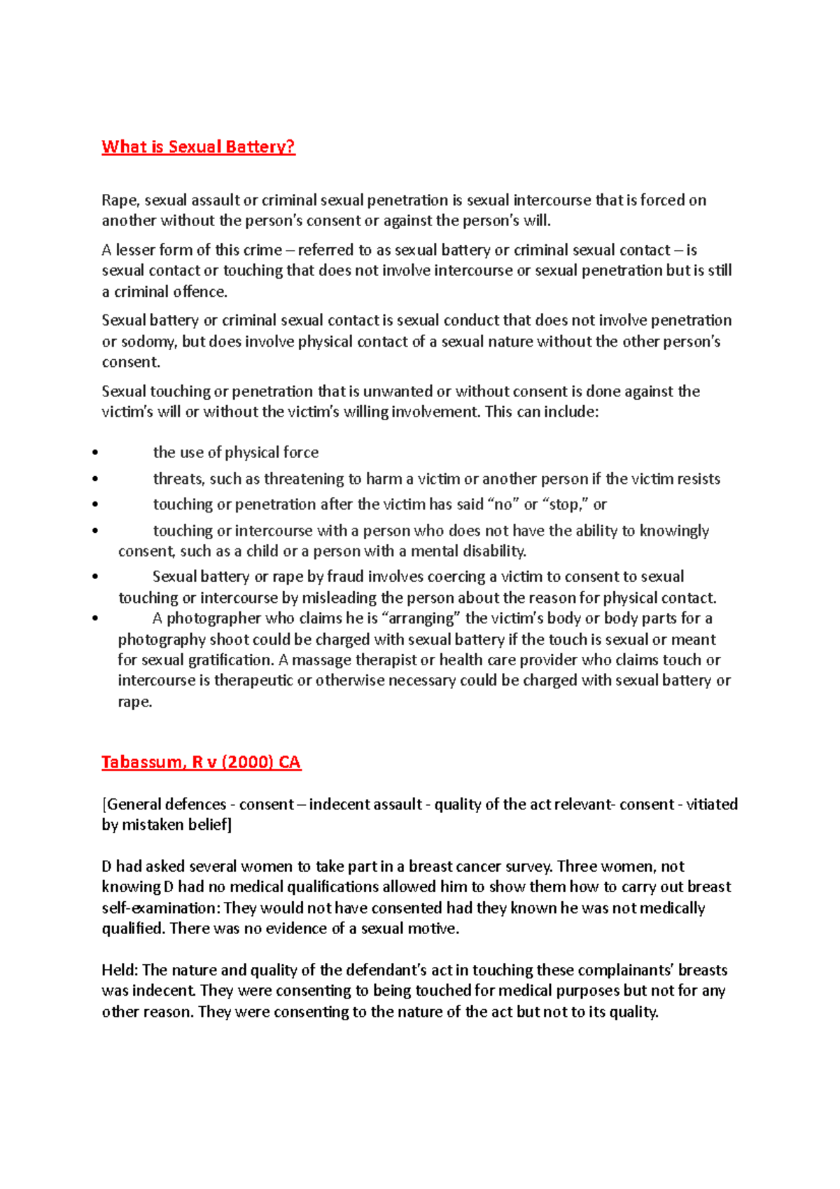 What is Sexual Battery What is Sexual Batery? Rape, sexual assault or