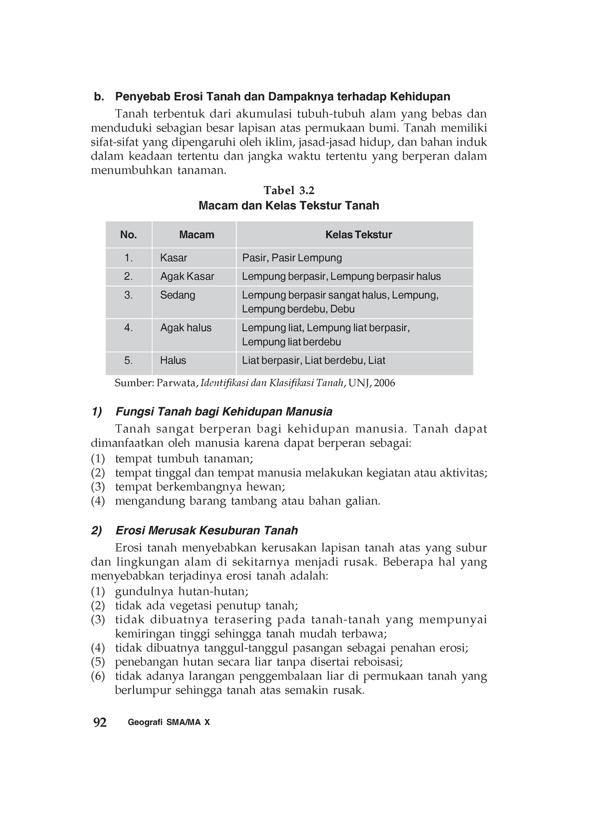 BUKU Geografi Untuk Kelas X SMA-99 - 92 Geografi SMA/MA X B. Penyebab ...