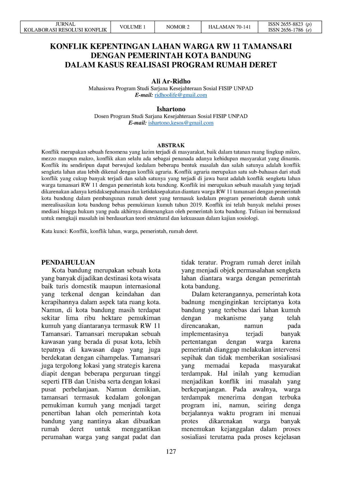 Jurnal Penggusuran 3 - Jounal About HAM - KOLABORASI RESOLUSI KONFLIK ...