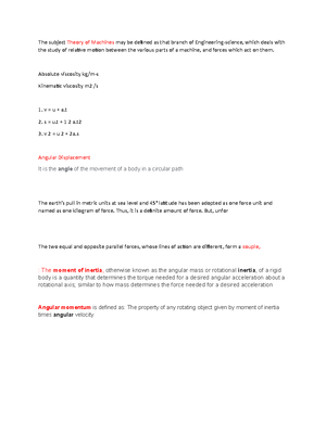 Engineering mechanics solution notes of chapter 1 - Mechanics of ...