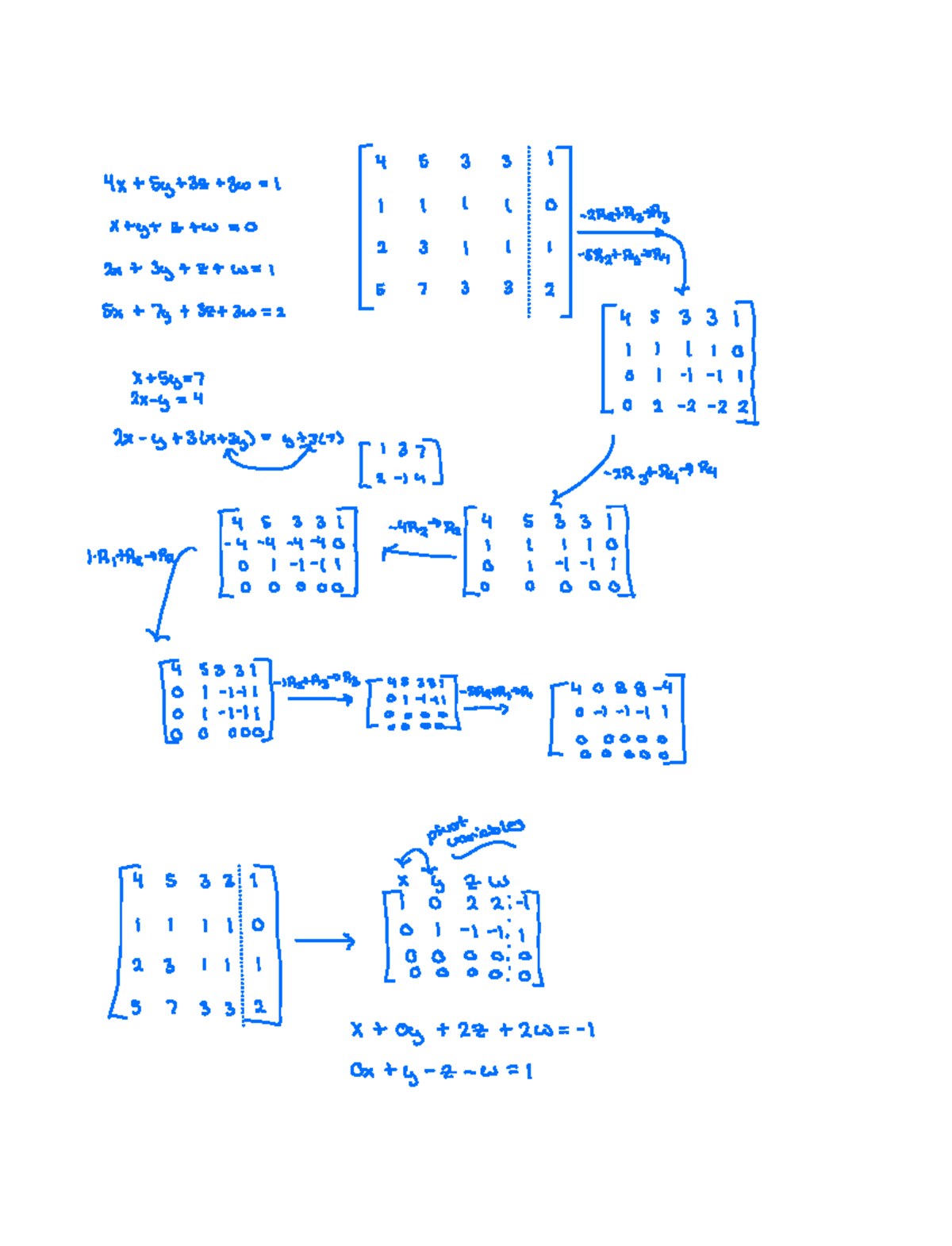 Matrices Algebra Notes - 4 59 32 3W I 0 222 133 3 test 2 w o l I 1 2 3 ...