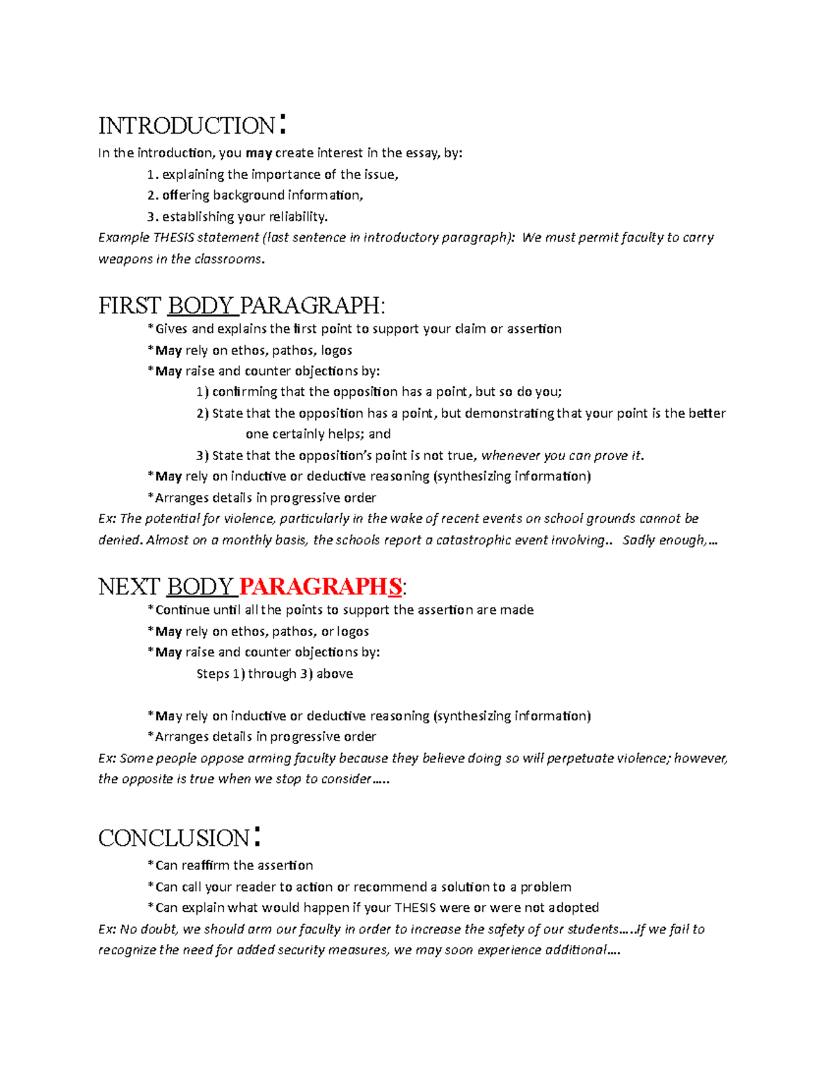 1301-3rd Essay TIPS - Lecture notes 1 - INTRODUCTION: In the ...