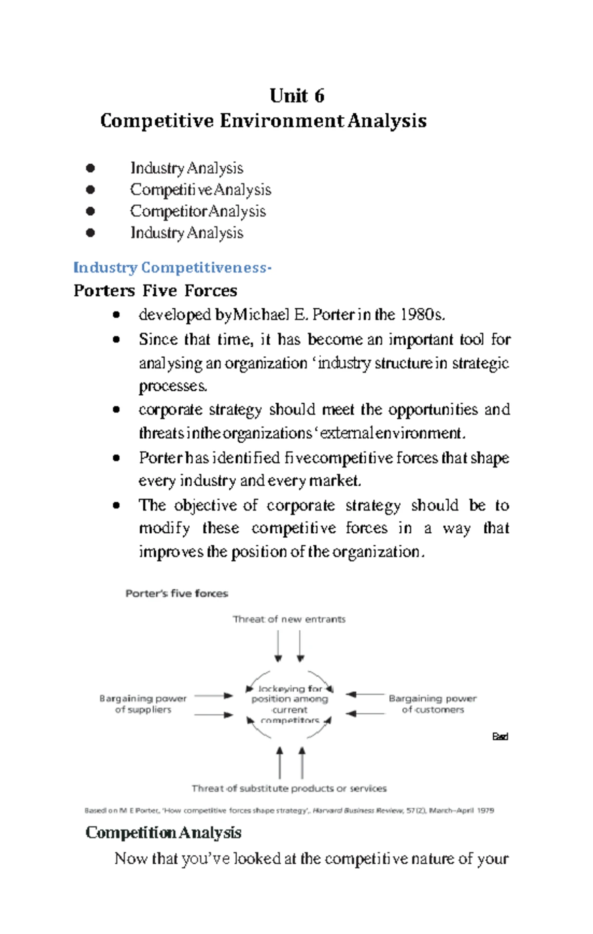 Chapter 1 ASM - Unit 1 An Introduction to Strategic Management Strategy ...