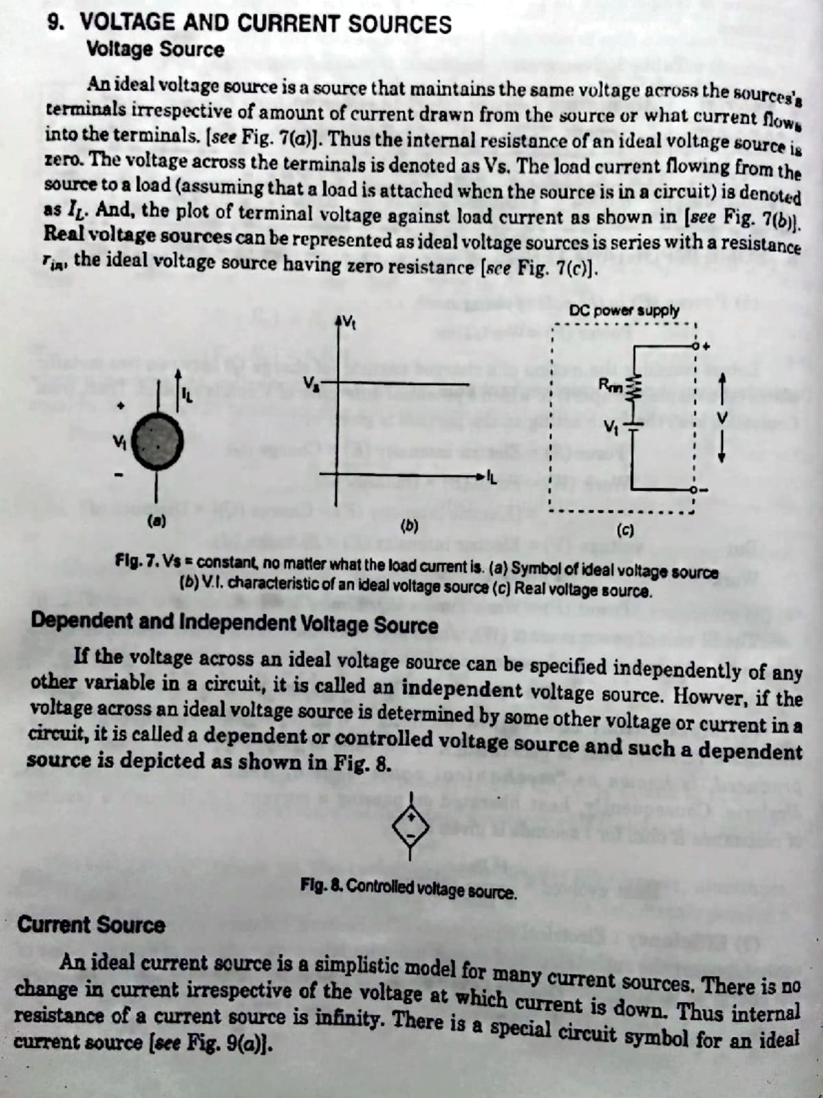 Dependent And Independent Sources VOLTAGE AND CURRENT SOURCES Voltage