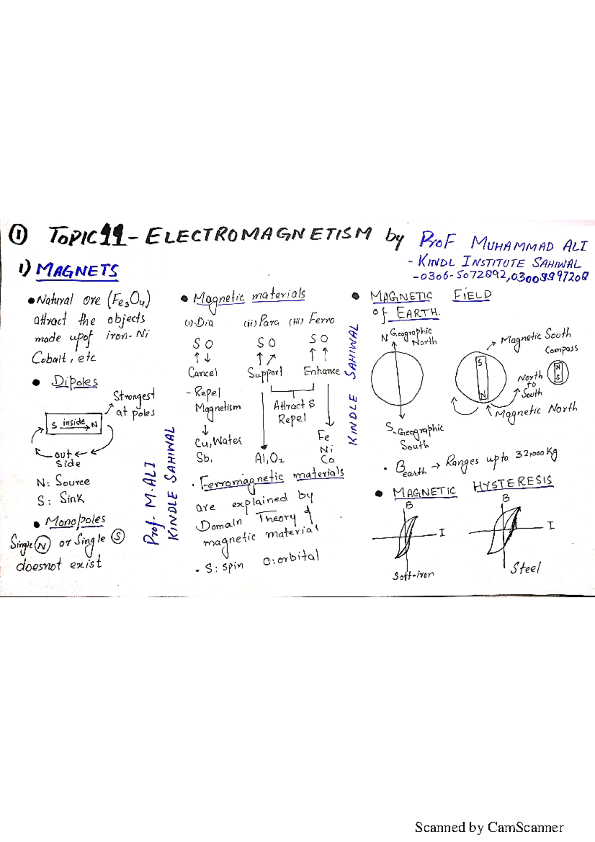Topic 11 Electromagnetism - Computer networks - Studocu
