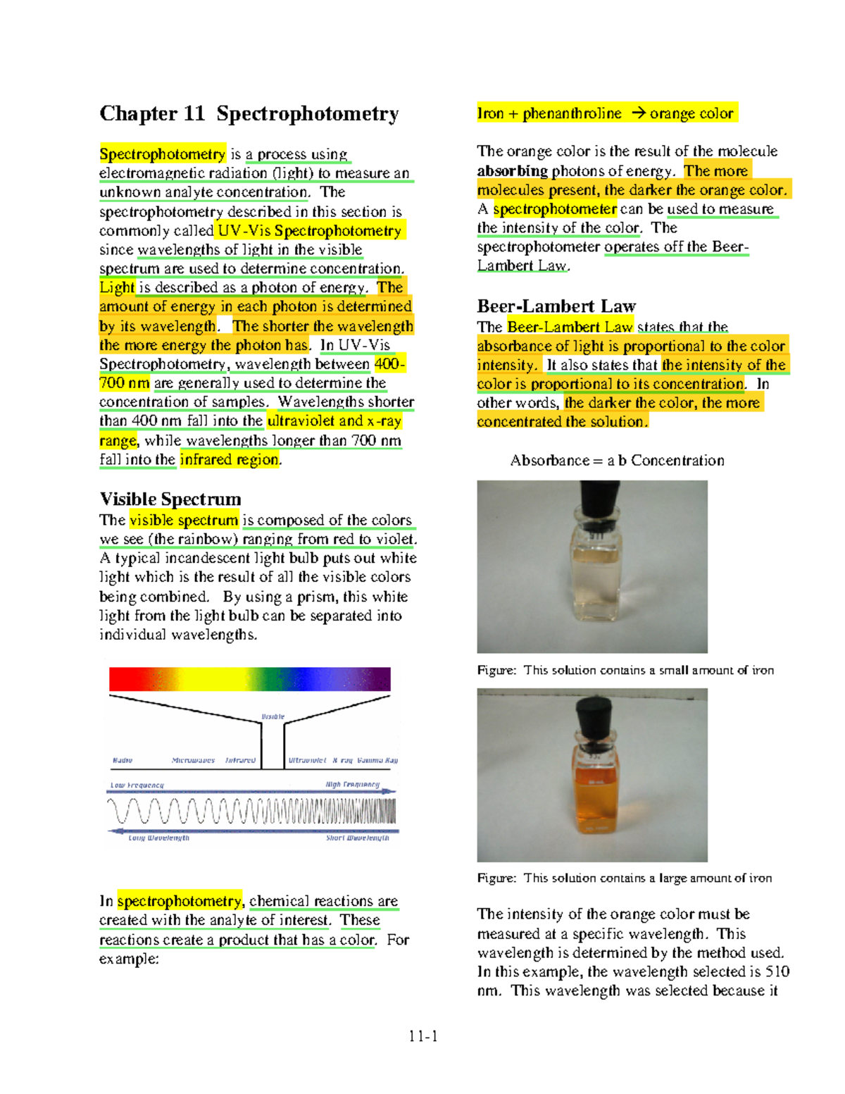 Spectrophotometry This is a topic from Clinical Chemistry 1. Enjoy