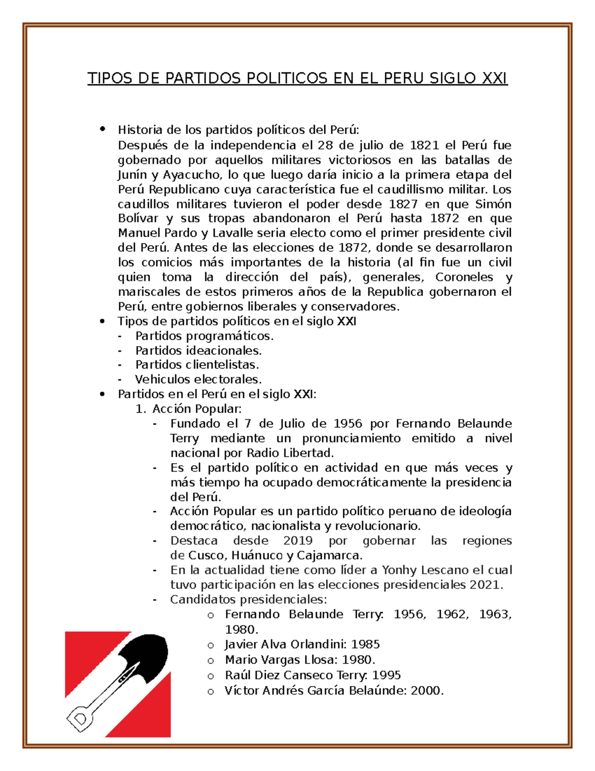 Tipos De Partidos Politicos En El Peru Siglo Xxi Tipos De Partidos Politicos En El Peru Siglo 2515