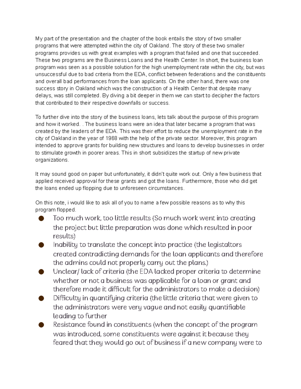 BPP script Chapter 4 - My part of the presentation and the chapter of ...