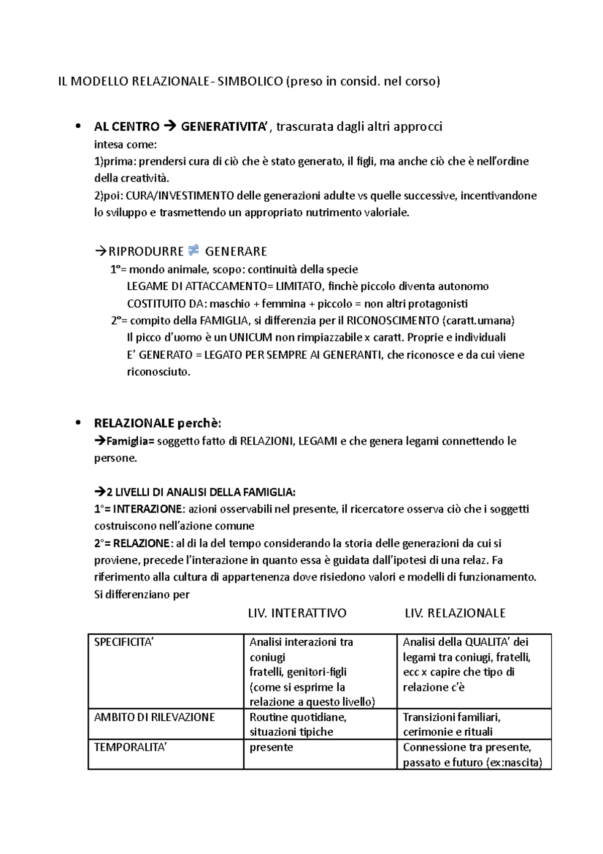 Alla Ricerca Del Famigliare - Libro Sul Modello Relazionale-Simbolico