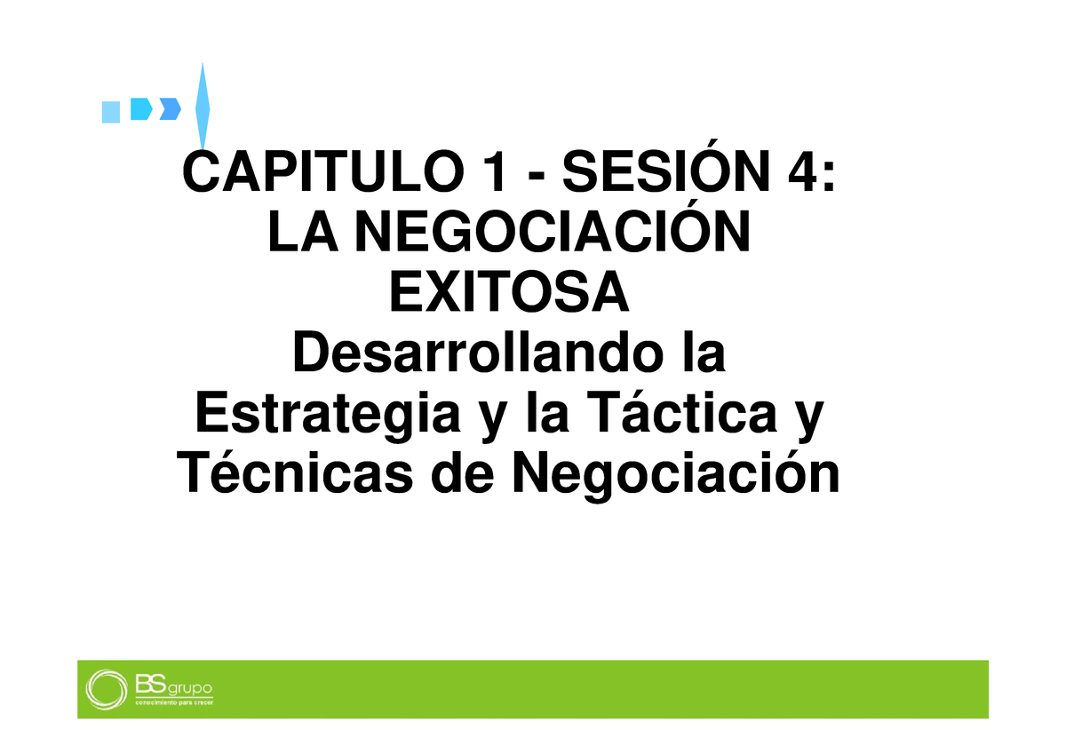 4.- Lanegociacion Exitosa - Desarrollando La Estrategia Y La Tactica ...