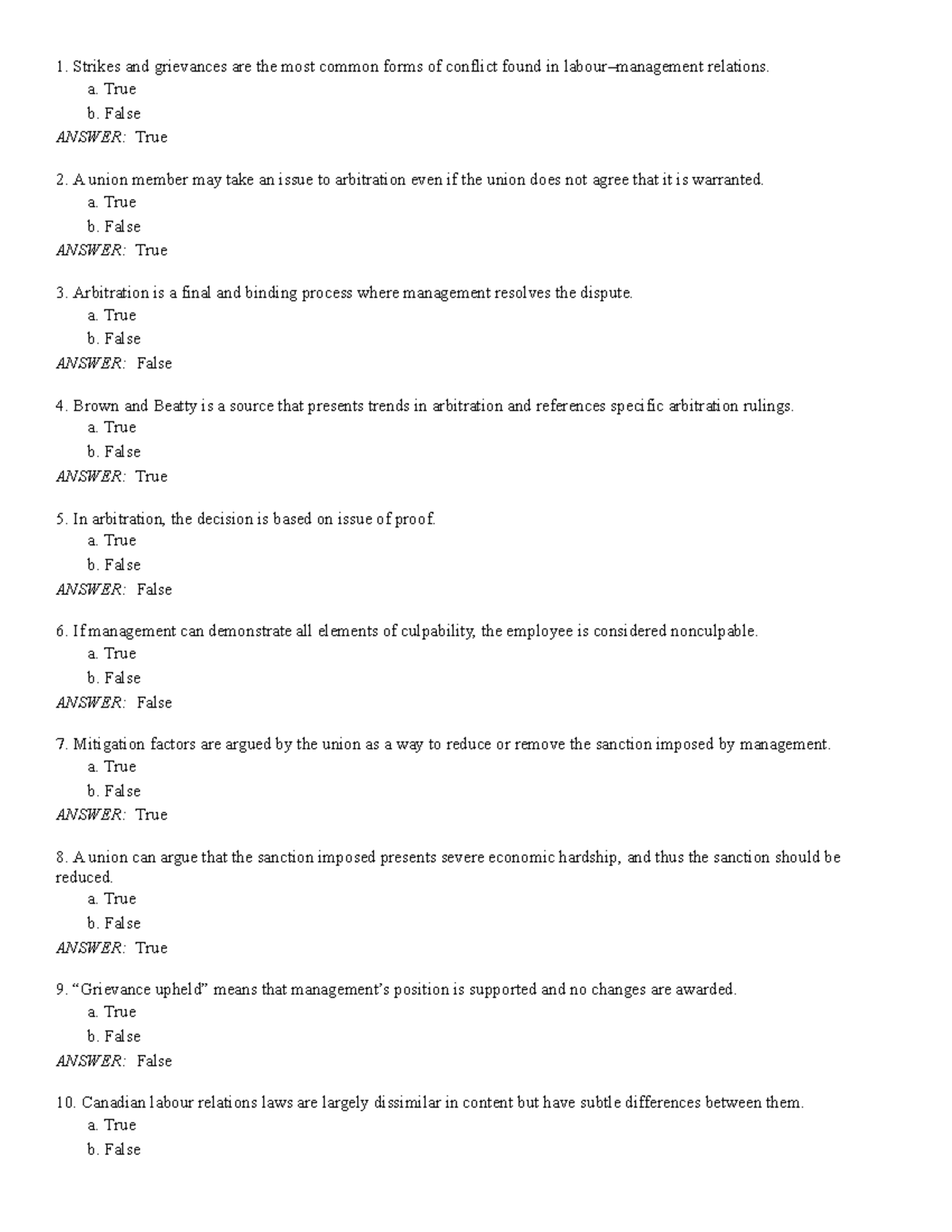 Chapter 10 Third Party Dispute Resolution Procedures - 1. Strikes and ...