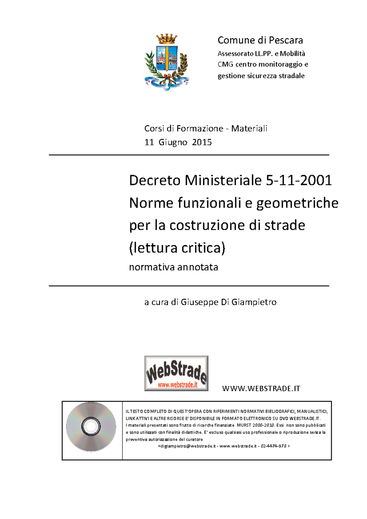 D2 dm 5112001 letturacritica Corsi di Formazione Materiali 11