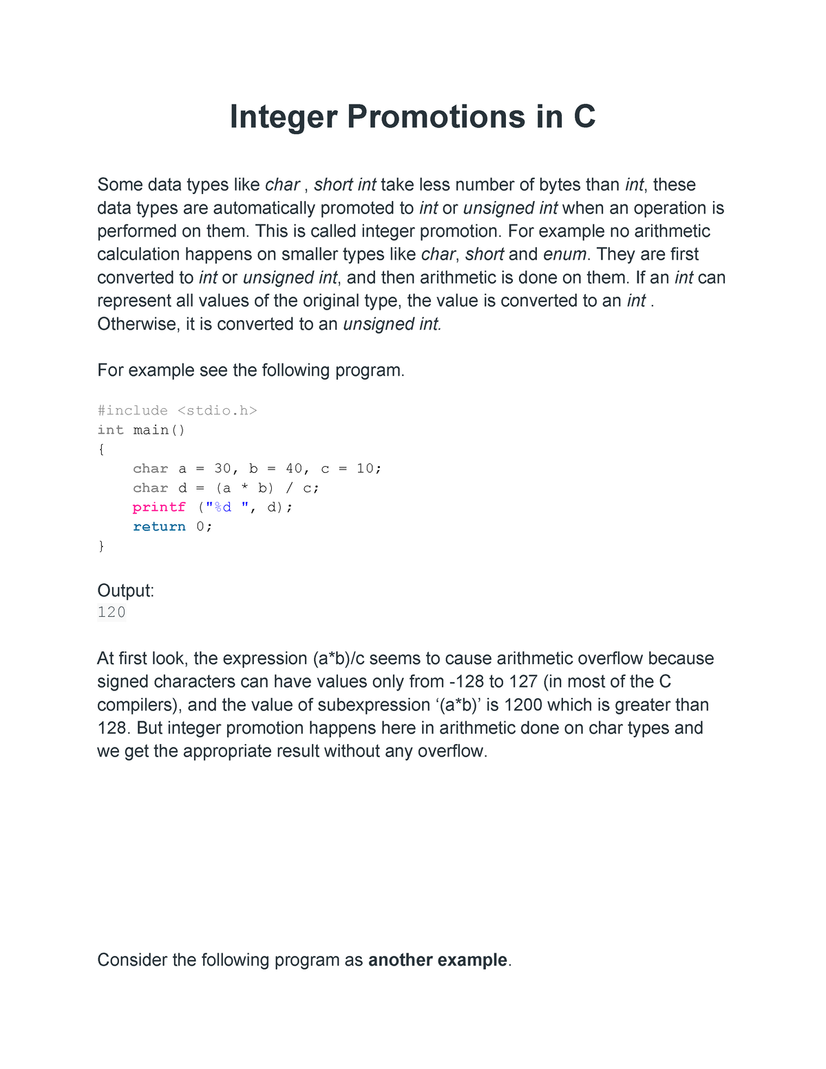 integer-promotions-in-c-this-is-called-integer-promotion-for-example