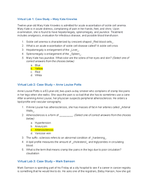 Medical Terminology Week 3 Lab - Virtual Lab 1: Case Study – Mary Kate ...