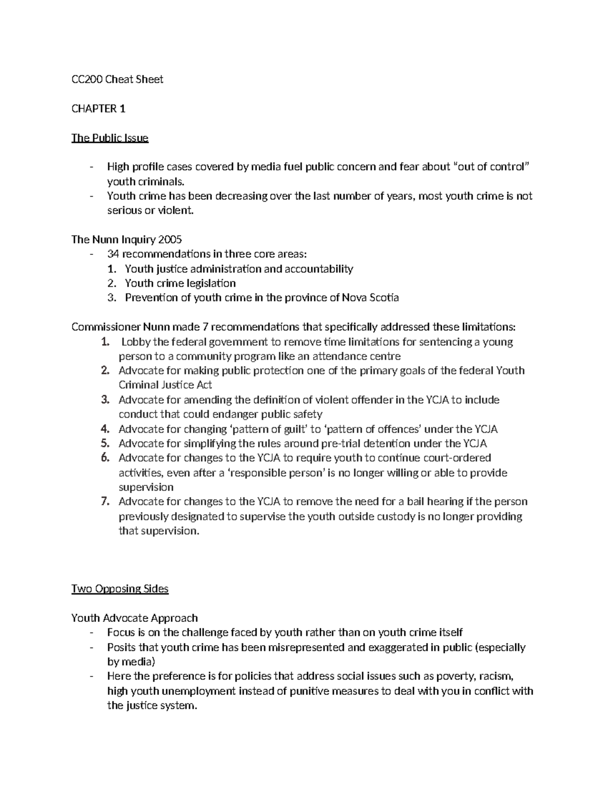CC200 Cheat Sheet CC200 Cheat Sheet CHAPTER 1 The Public Issue High