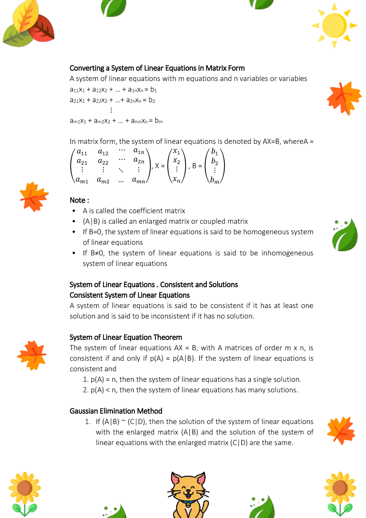 converting-a-system-of-linear-equations-in-matrix-form-a1nxn-b