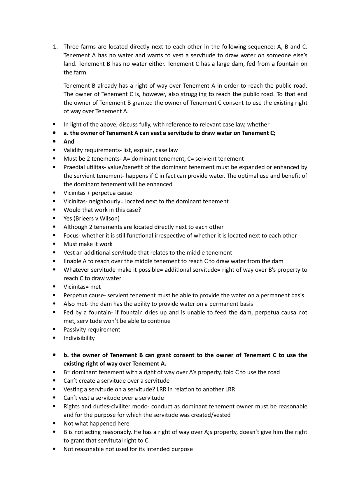 Exam prep - Example questions - Three farms are located directly next ...