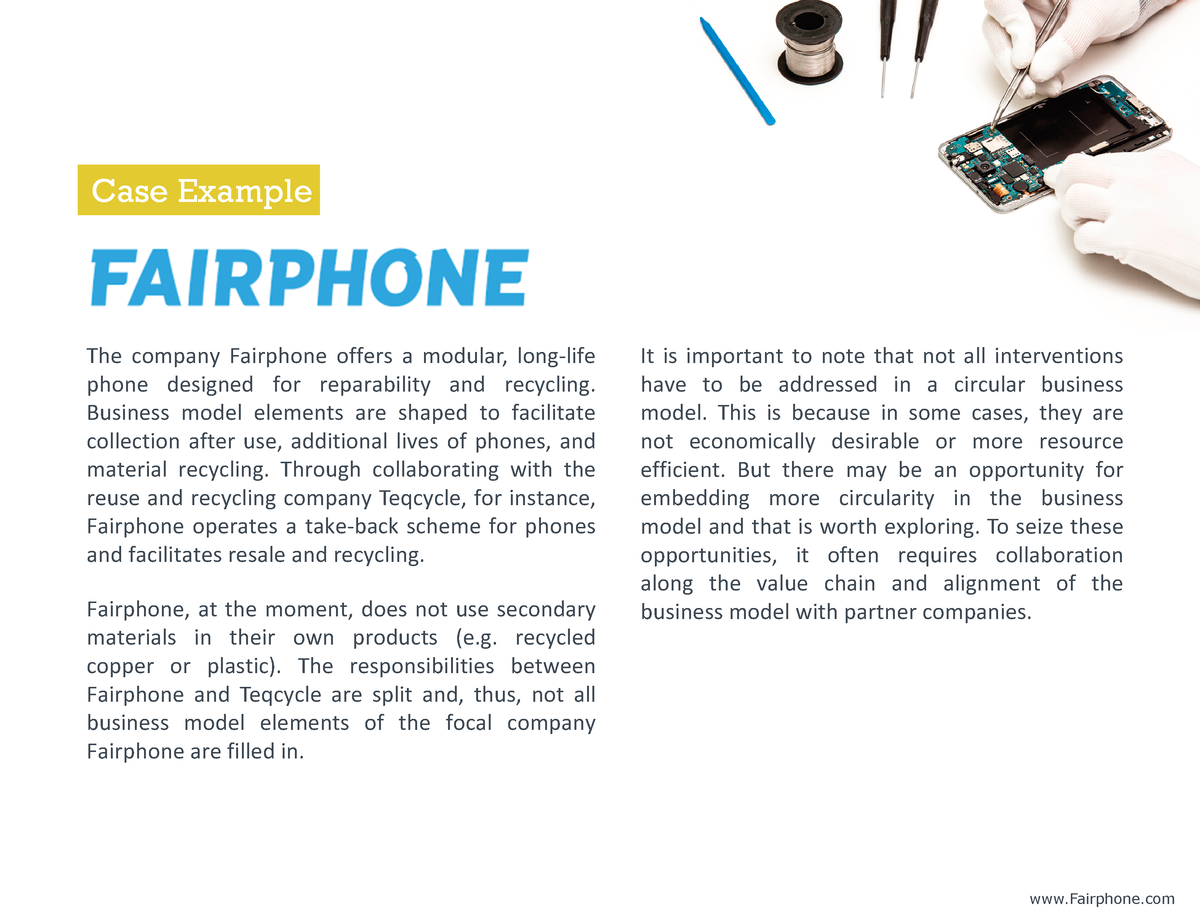 Fairphone Case Example-SD (CE) - Case Example The Company Fairphone ...