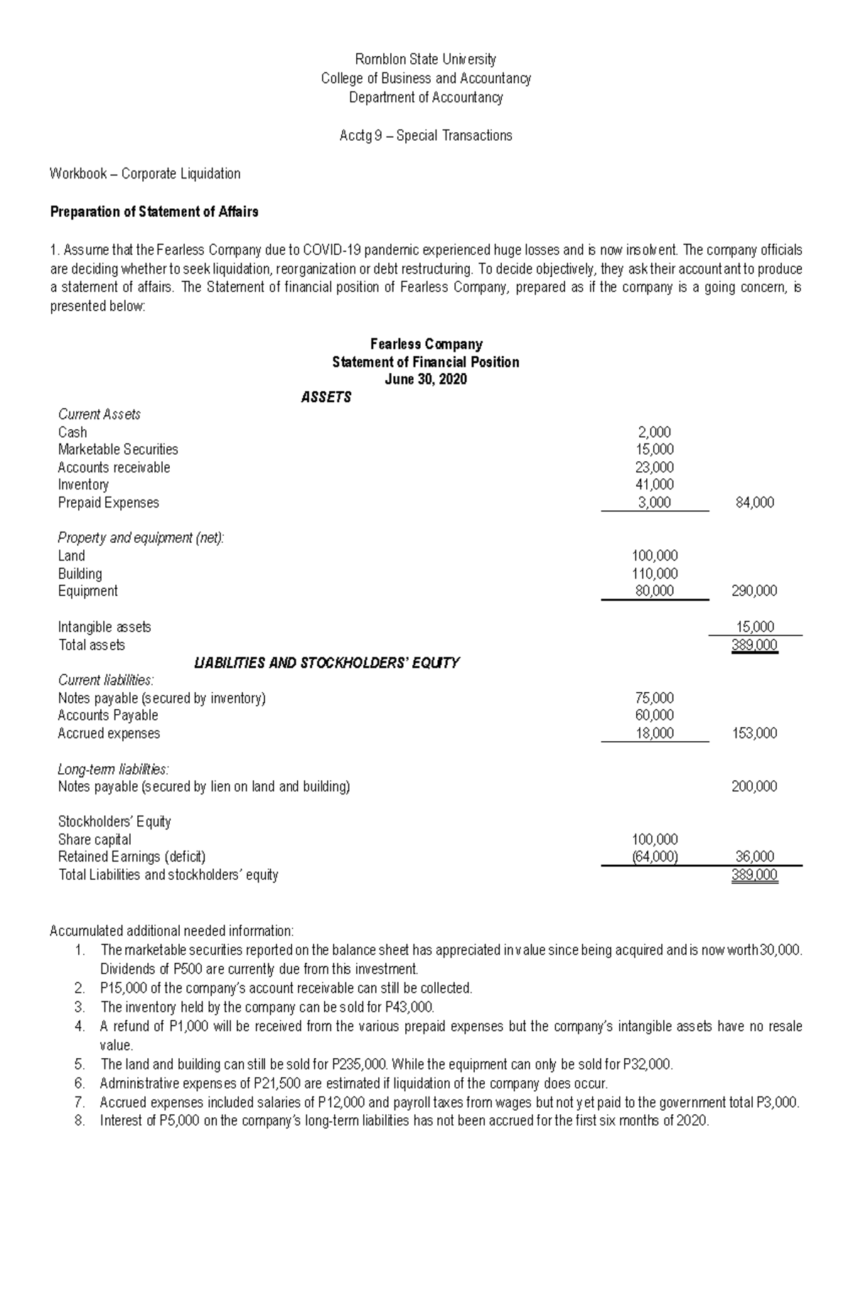 Corporate-liquidation-Workbook Lecture Notes For Students - Accountancy ...