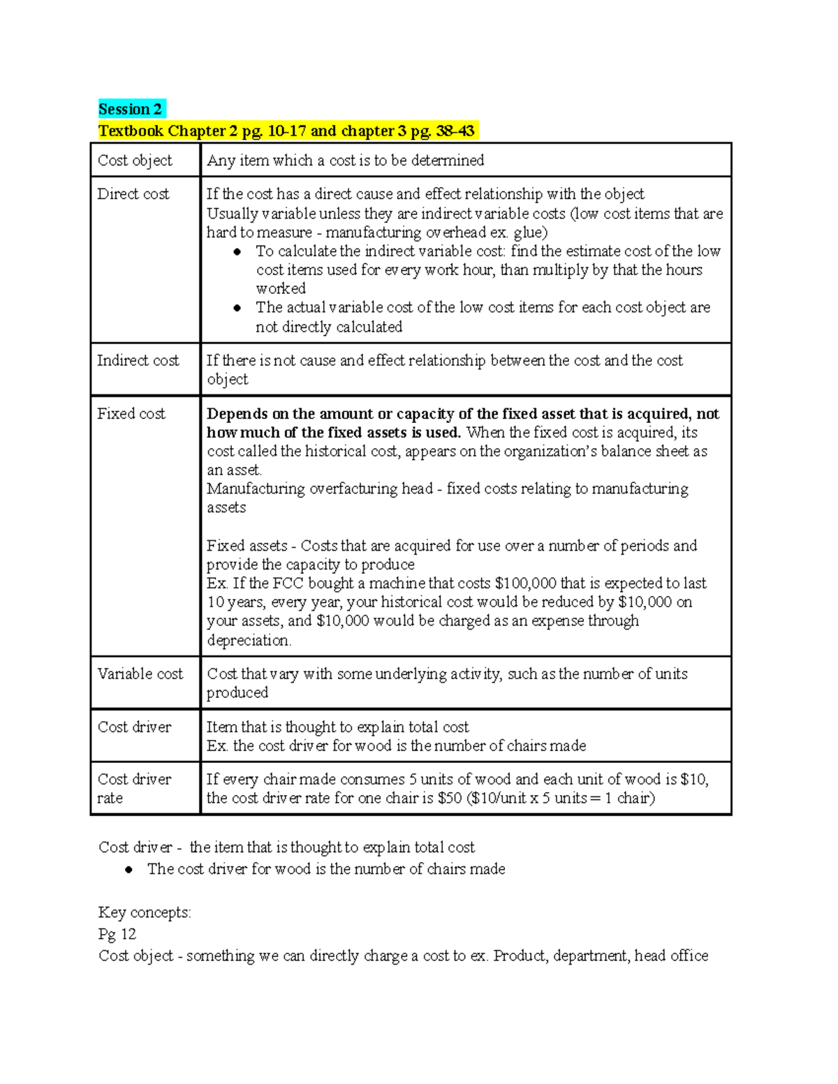 BU247 - Session 2 - Lecture / Textbook Notes - Session 2 Textbook ...