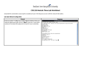 CYB 240 Module One Lab WS Sumer Piggush - CYB 240 Module One Lab ...