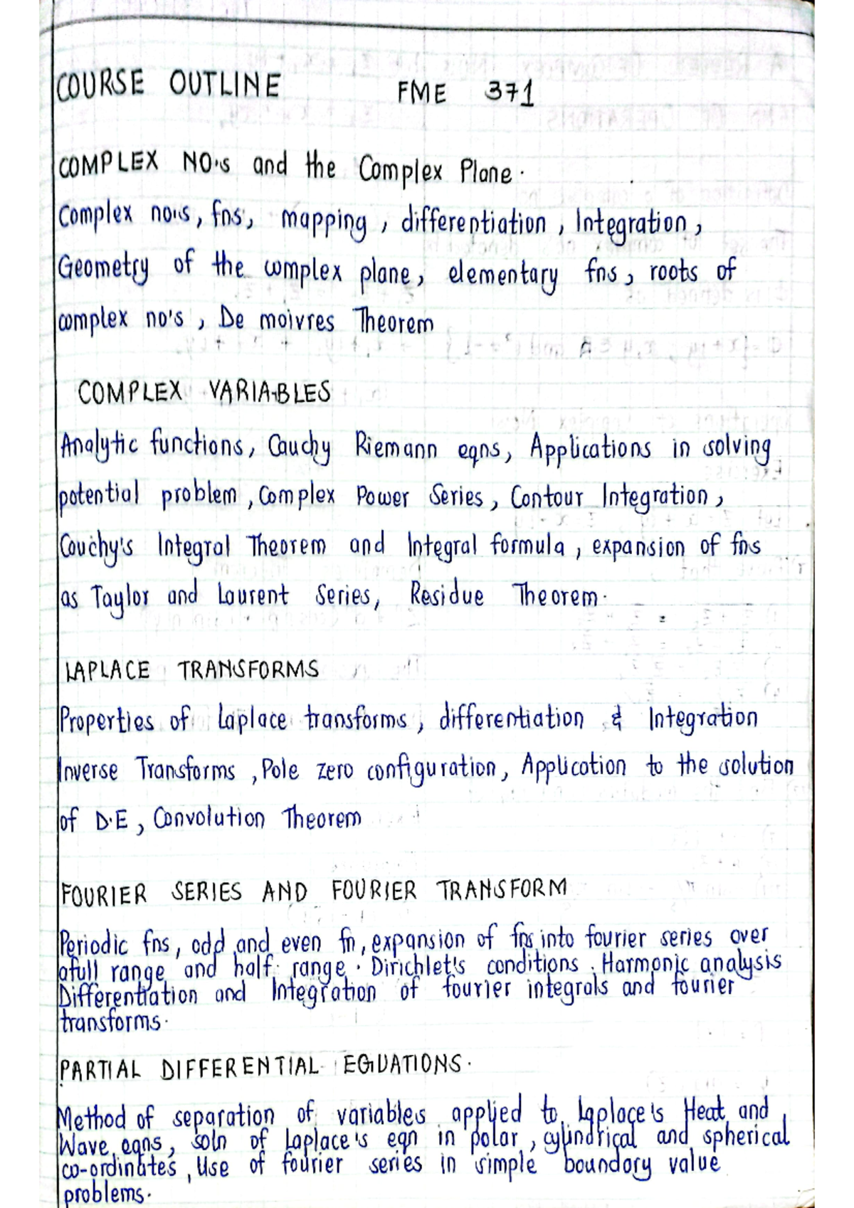 Engineering math Notes - Studocu