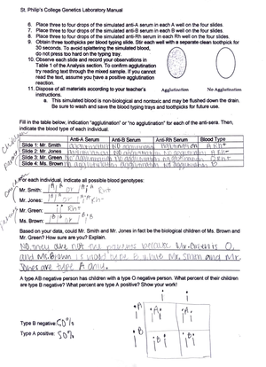 Gentics lab notes - allele genotype intro - BIOL 2416 Your Name ...