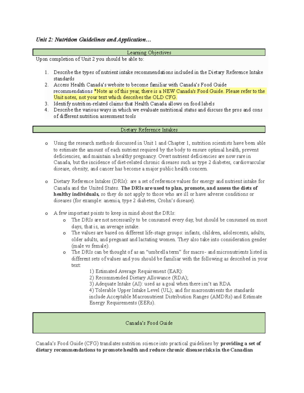 Unit 2 Lecture Notes 2 Studocu