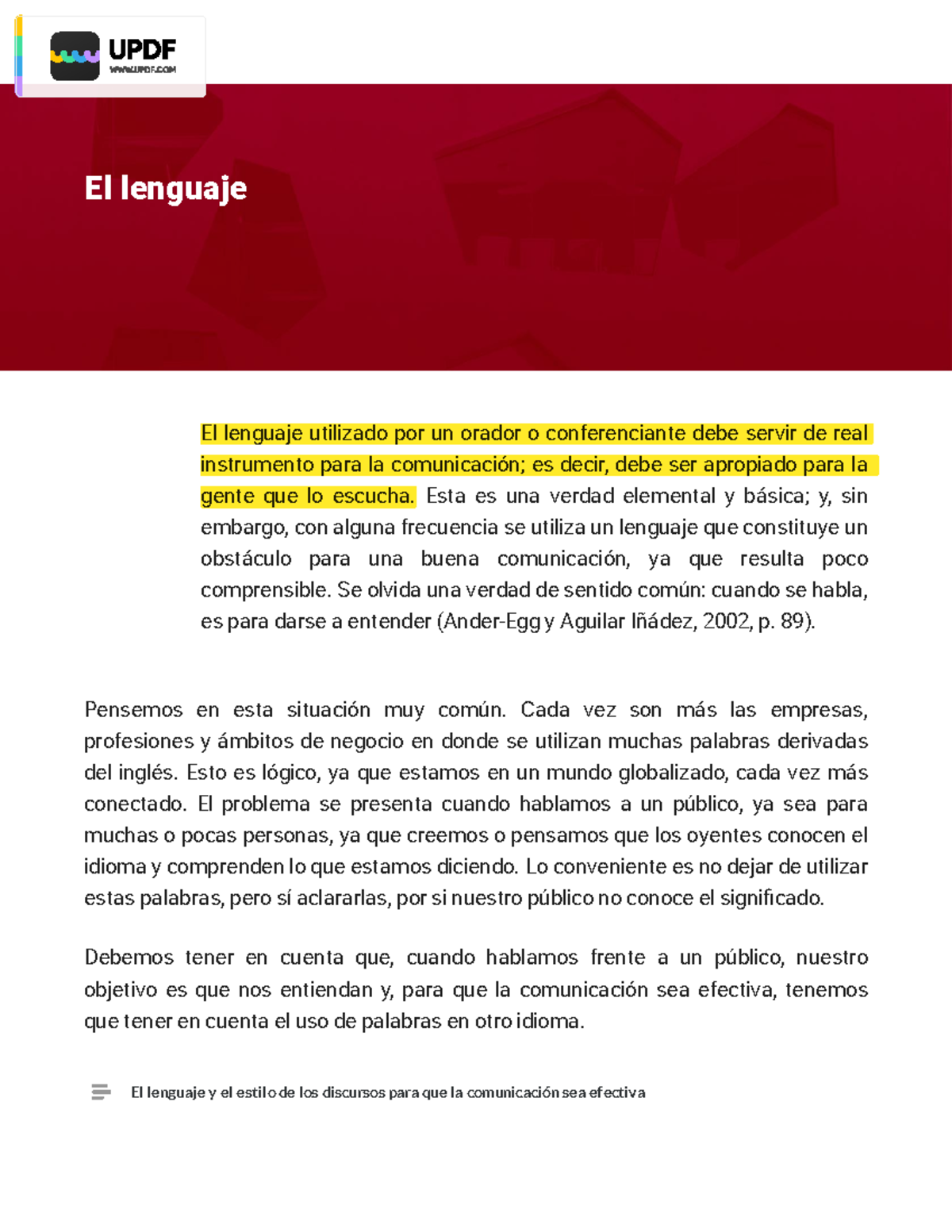 Módulo 4 - Lectura 3 - Modulo 4 tema 3 - El lenguaje utilizado por un ...