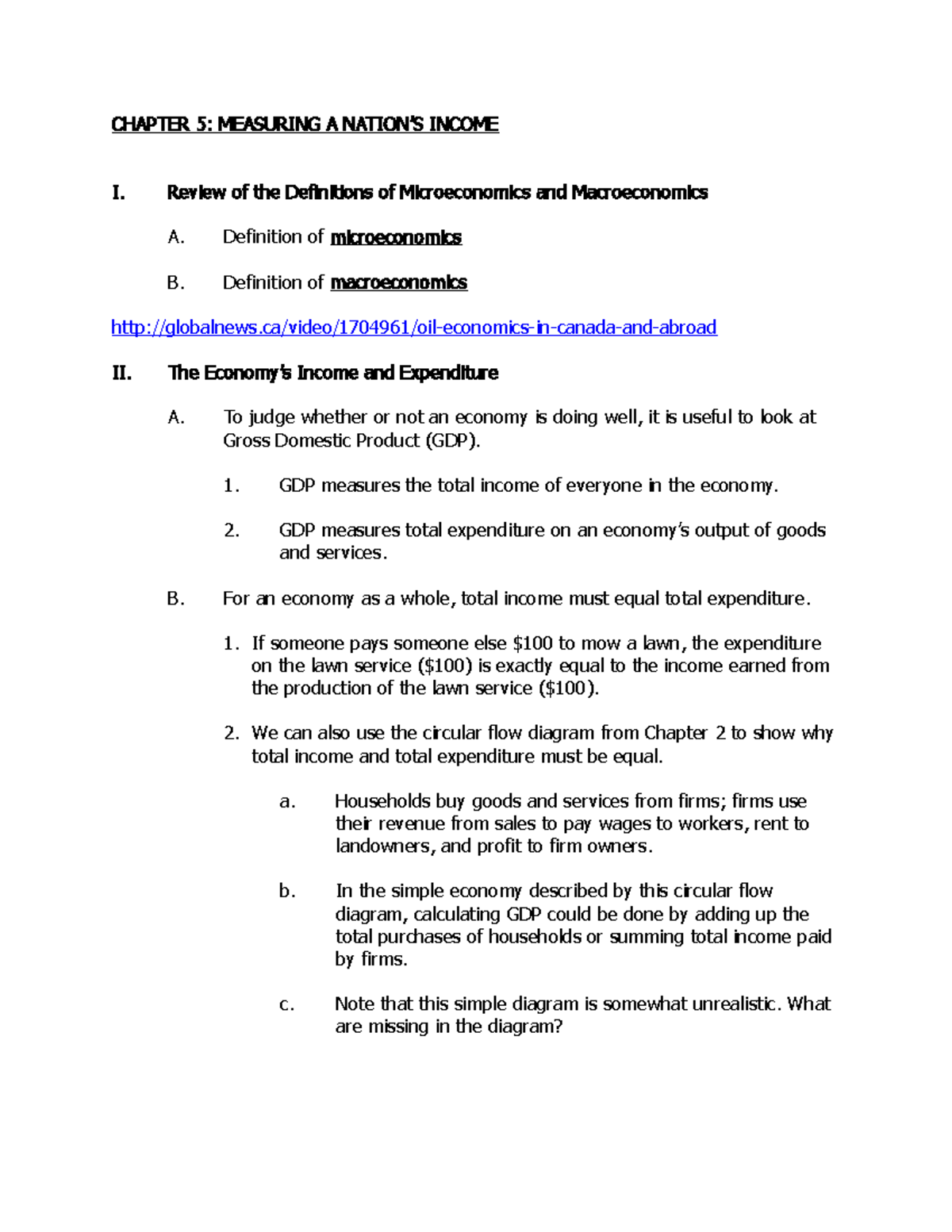 Econ 114 - Chapter 5 Lecture Notes (Student Copy) - CHAPTER 5 ...