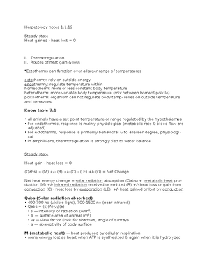 Herpetology 3 - exam review - Herpetology Exam 3 Study Guide Snake ...
