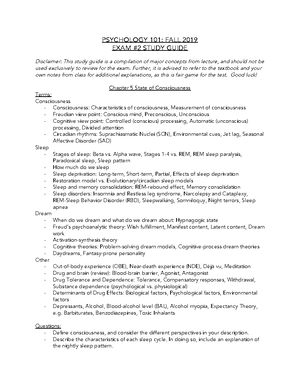 Personality - All of these notes are for psych 101 taught by Michael ...