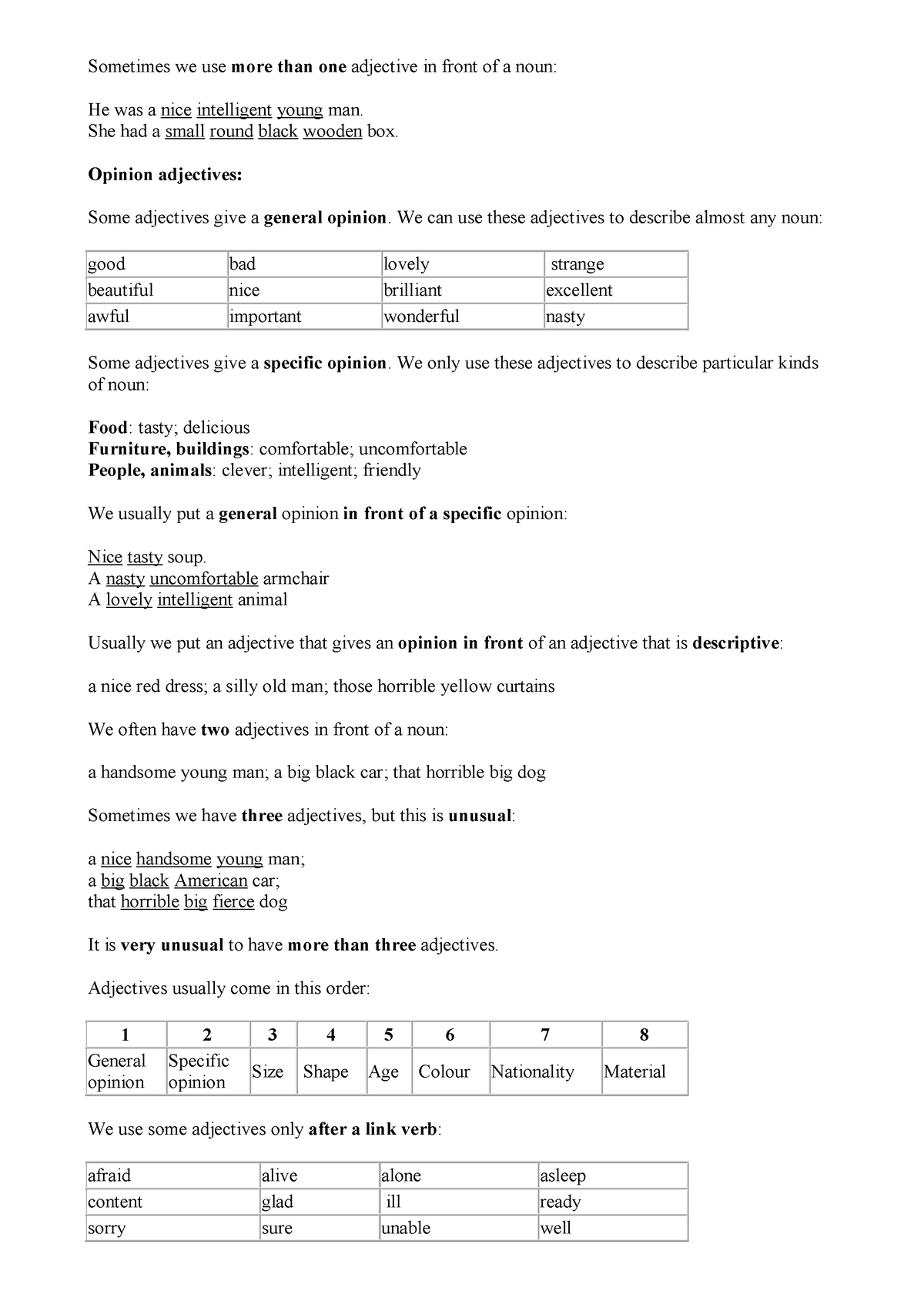 adjective-order-explanation-sometimes-we-use-more-than-one-adjective