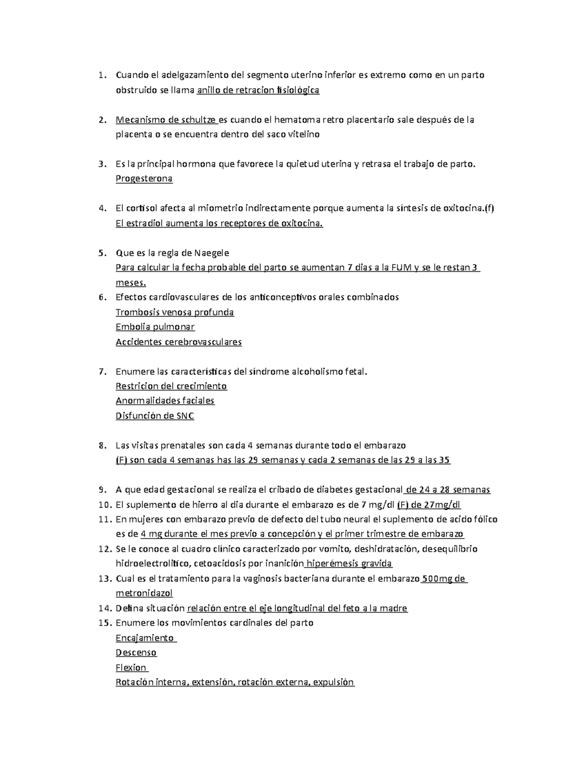 Examen 9 Mayo 2019, Preguntas Y Respuestas - Cuando El Adelgazamiento 