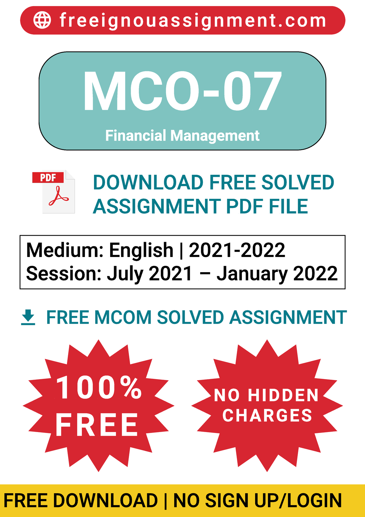 mco 07 solved assignment 2021 22