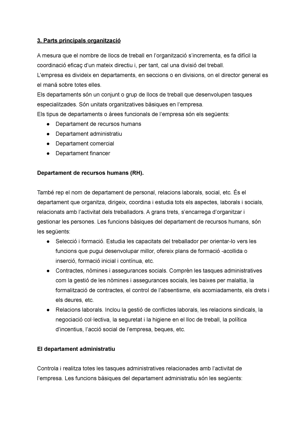 Apuntes Parte 2 De La Psicología Del Trabajo - 3. Parts Principals ...