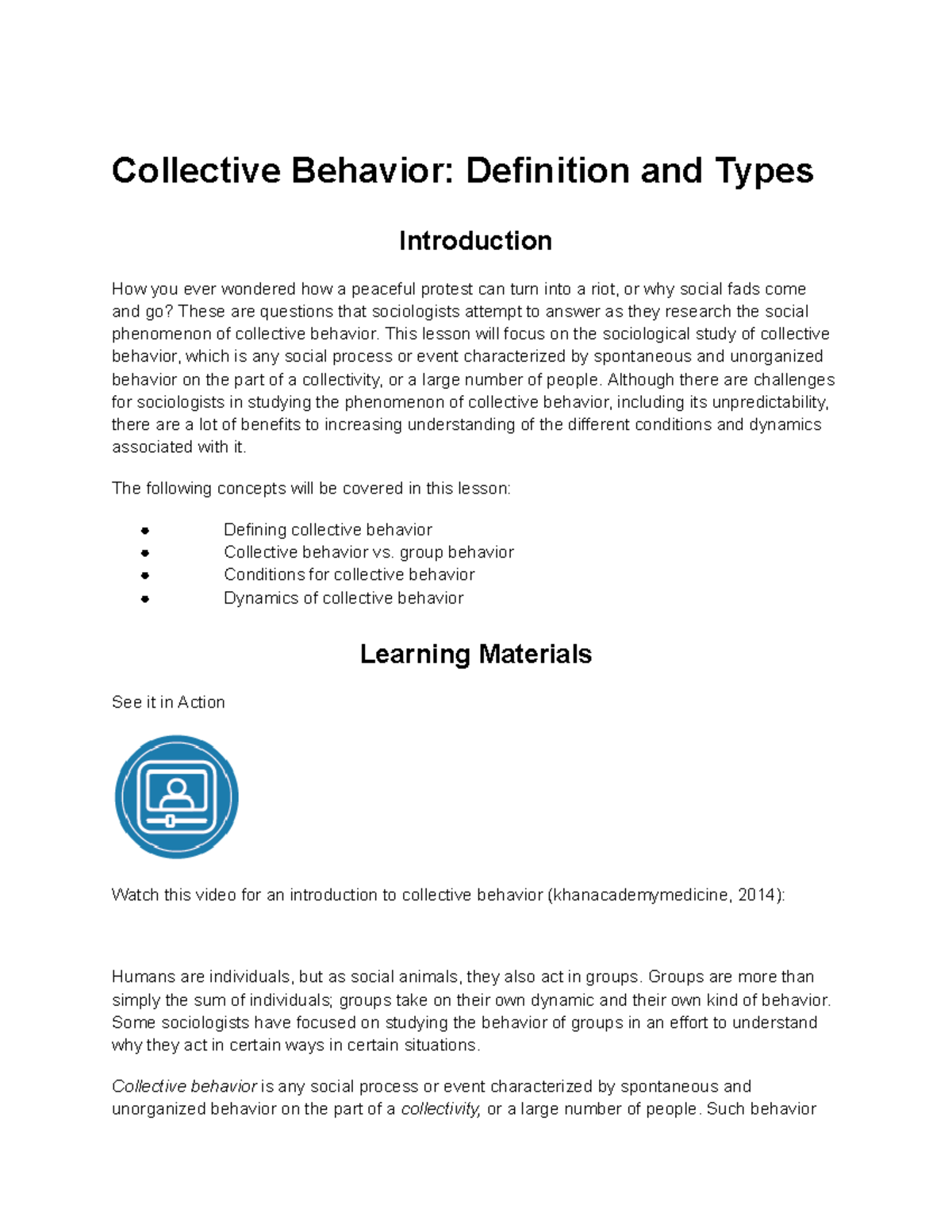 collective-behavior-definition-and-types-collective-behavior