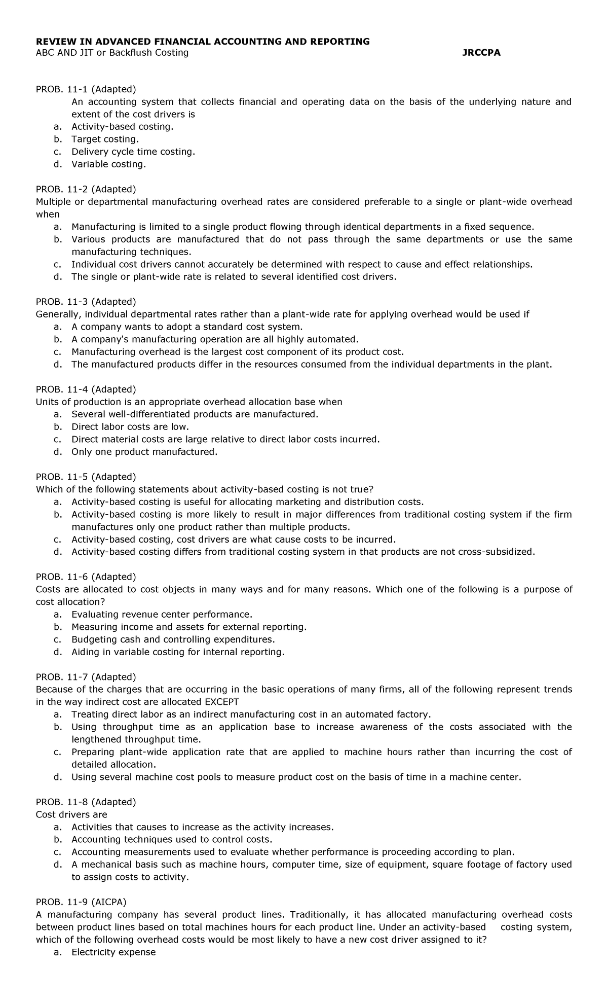 8.-ABC-and-JIT-or-Backflush-Costing 2A - ABC AND JIT or Backflush ...