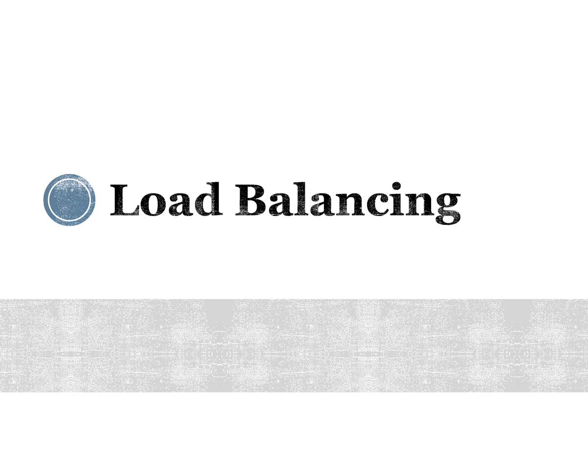 Load Balancing - Materi - Load Balancing Merupakan Proses Untuk ...