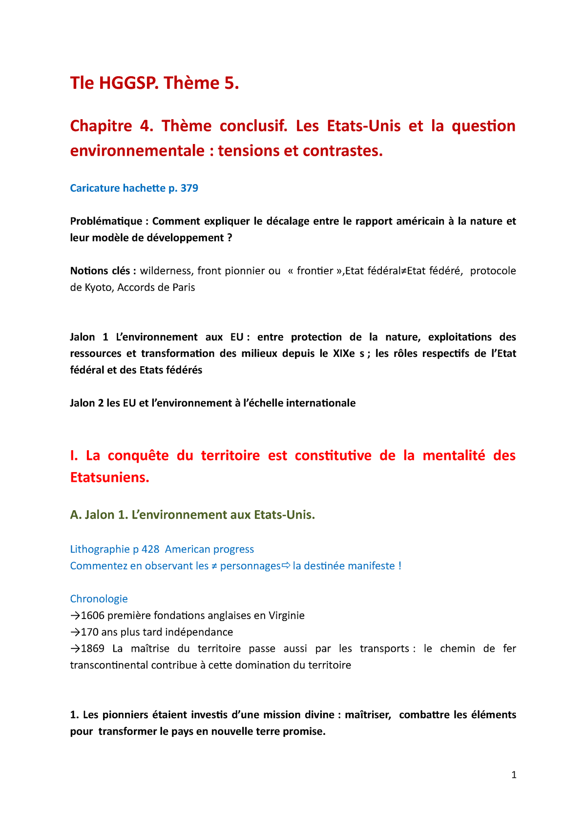 sujet dissertation environnement hggsp