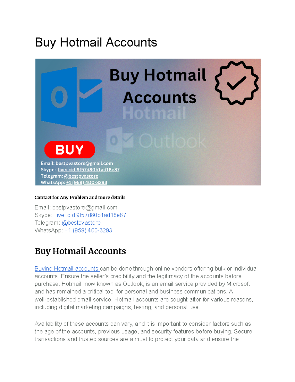 Is There A Problem With Hotmail Right Now - eb8mr8d