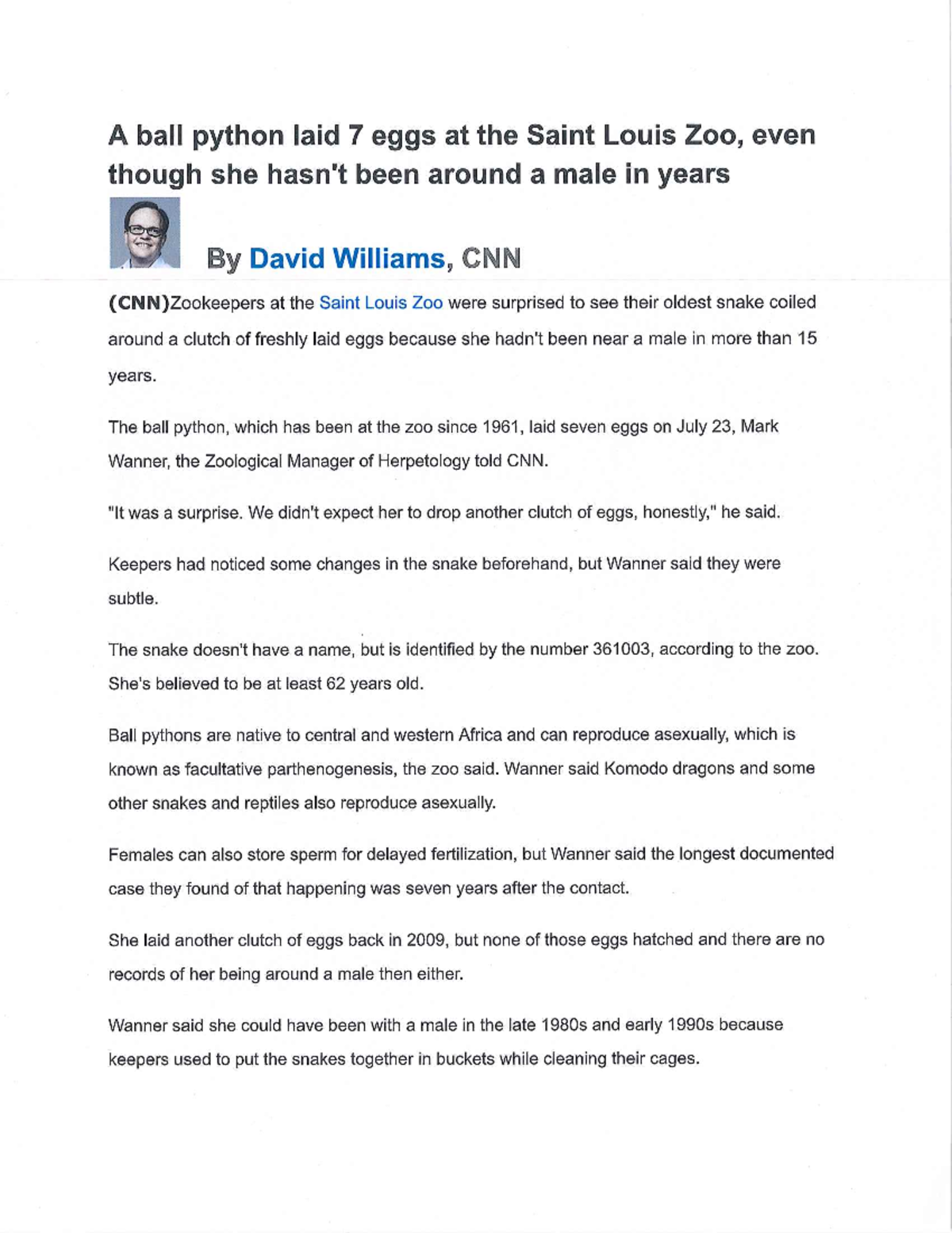 Ball python at st - Studocu