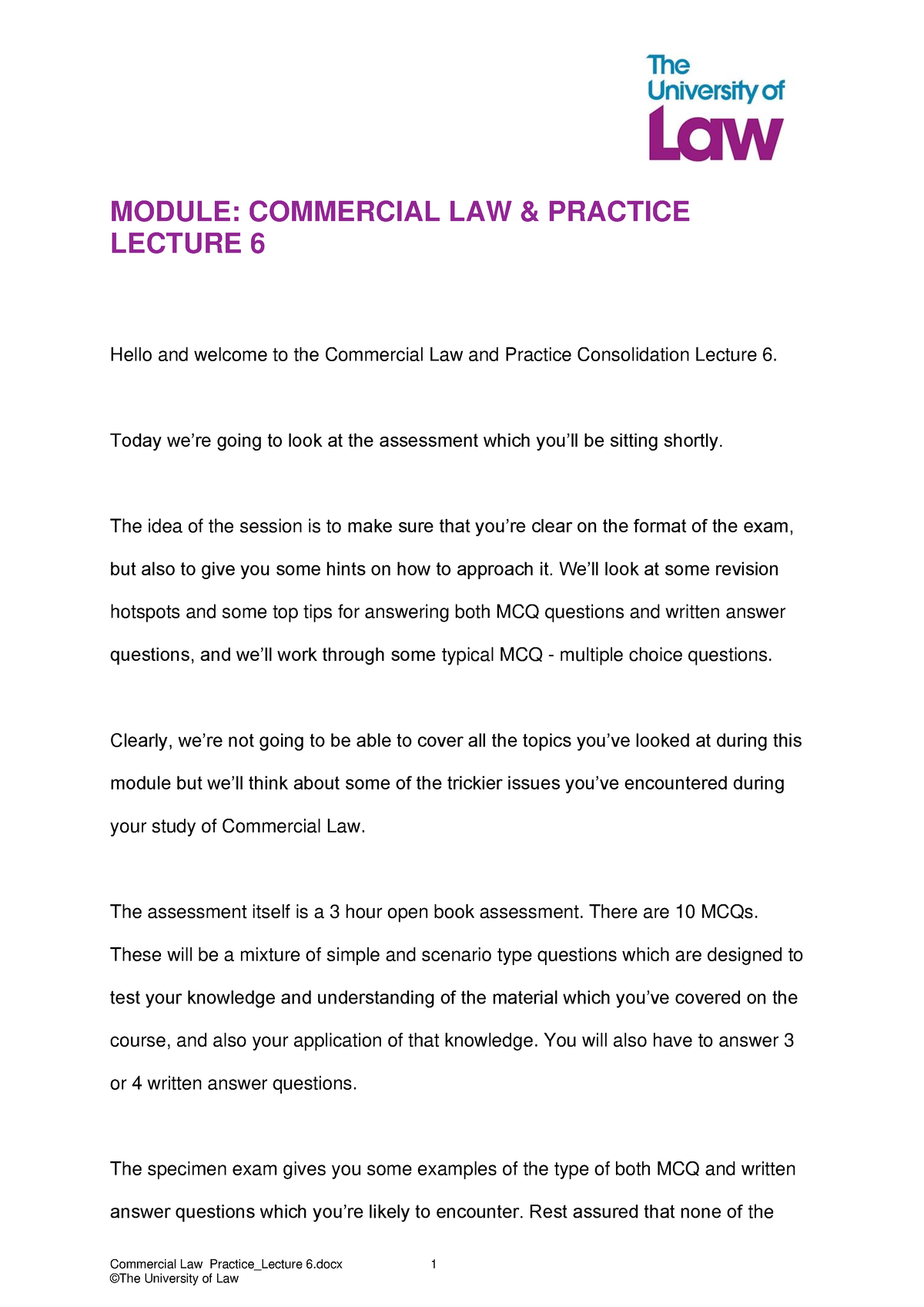 commercial law master thesis topics