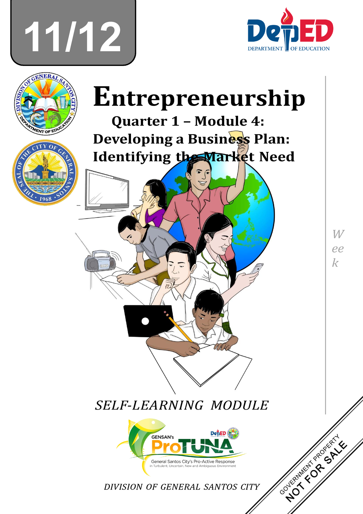 entrepreneurship quarter 1 module 4 developing a business plan